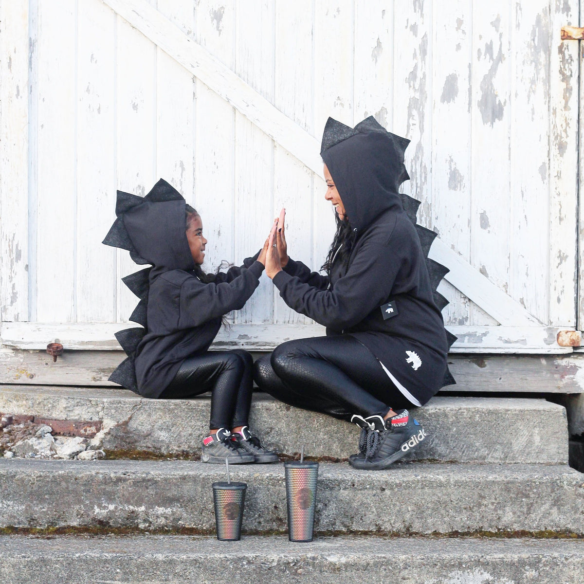 Dinosaur hoodie with spikes for adults Clearance