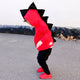 Baby Toddler Kids Red Dinosaur Hoodie -- Fireball - Wolfe and Scamp