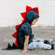 cool kids gift black and red dragon hoodie for dressup and play