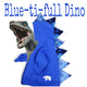 Jurassic World Blue Inspired Dinosaur Hoodie -- Blue-ti-full Dino -- Blue Jacket -- Wolfe and Scamp
