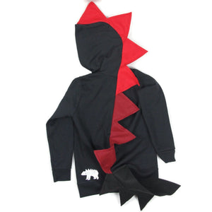 red ombre fire dragon kids costume handmade for toddlers