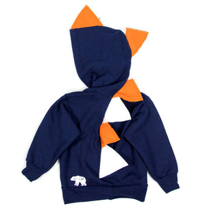 Baby Toddler Kids Dinosaur Hoodie - Broncos Style - Wolfe and Scamp