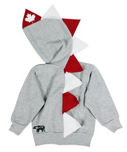 Canada Day Baby Toddler Kids Dino Hoodie --- Oh Canada - Wolfe and Scamp