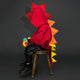 Baby/Toddler/Kids Red Dragon Hoodie With Tail - Fire Dragon - Wolfe and Scamp