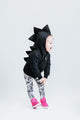 sparkly dinosaur hoodie for girls