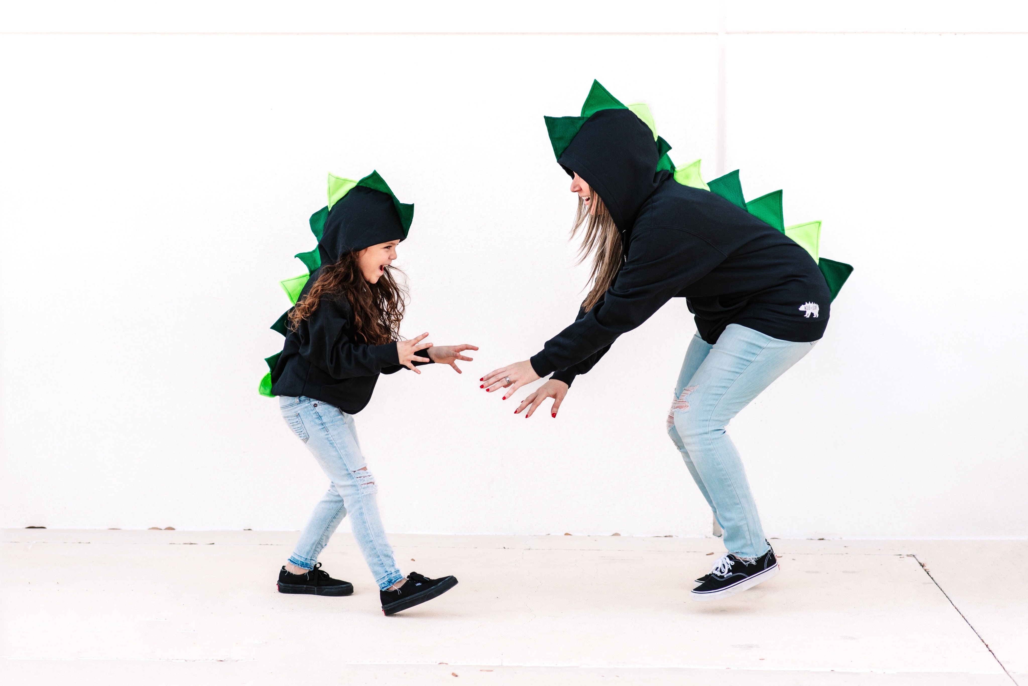 Project Run and Play: Chromium Hoodie Dino Spikes by Leslie