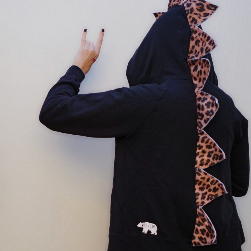 Dinosaur hot sale hoodie mens
