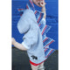 Limited Edition Patriotic  Baby Toddler Kids Dino Hoodie --- July 4th Stars and Stripes - Wolfe and Scamp